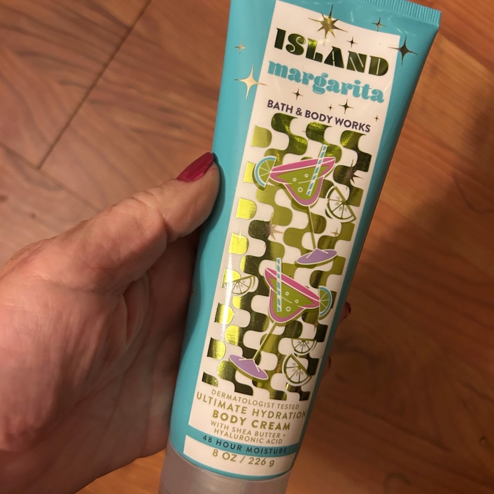 Bath & Body Works Island Margarita Body Cream - Aqua and Lime